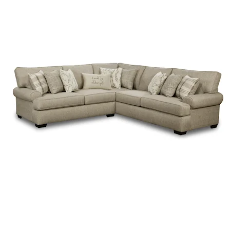 Contemporary 2-Piece Sectional Sofa