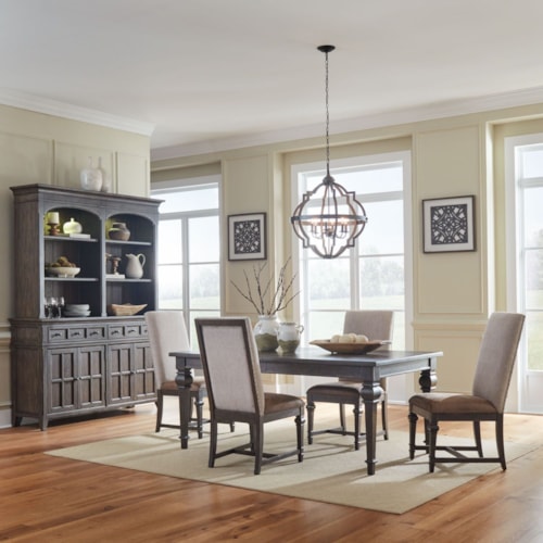 Traditional Optional 5-Piece Rectangular Dining Table Set