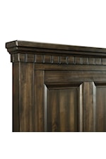 Elements International McCoy Cottage 7-Drawer Dresser with Dental Molding