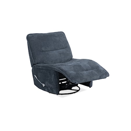 Armless Swivel Glider Recliner