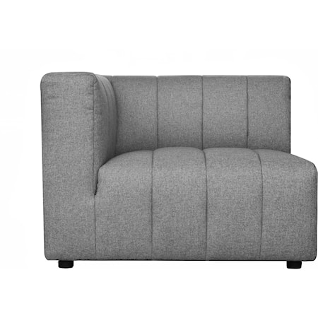 Lyric Arm Chair Left Grey