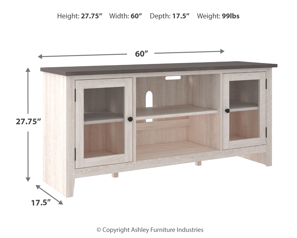 Lg TV Stand W/ Fireplace Option