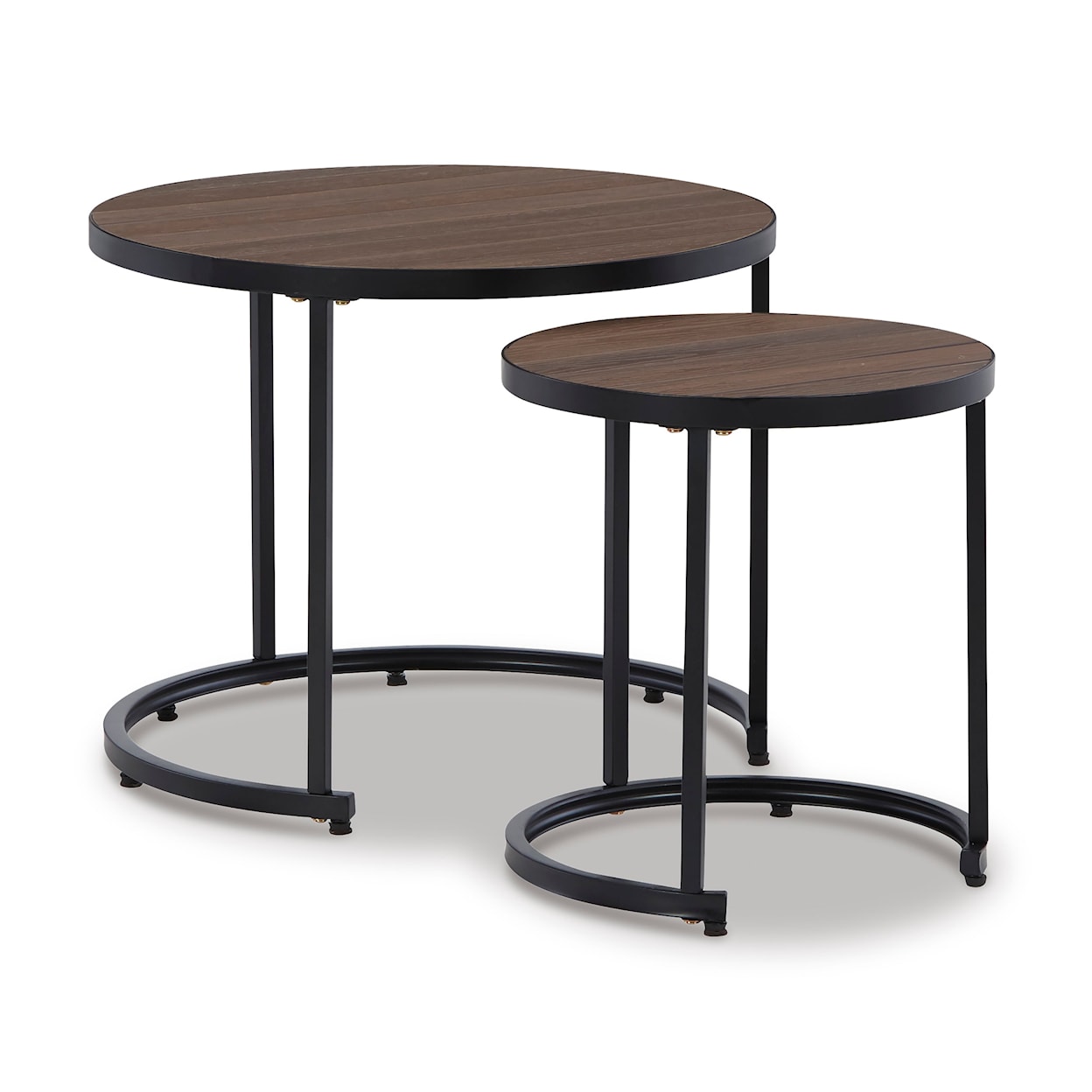 Signature Design by Ashley Ayla Outdoor Nesting End Tables (Set of 2)