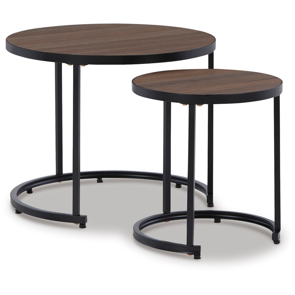 Signature Design by Ashley Ayla Outdoor Nesting End Tables (Set of 2)