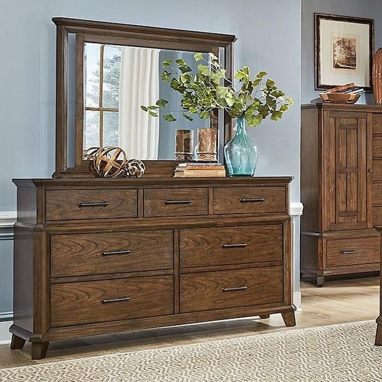 AAmerica Filson Creek 7-Drawer Dresser