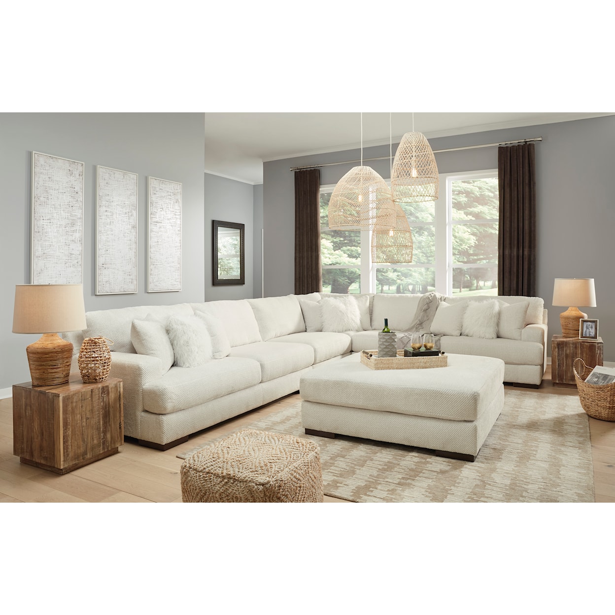 Ashley Furniture Signature Design Zada Living Room Set