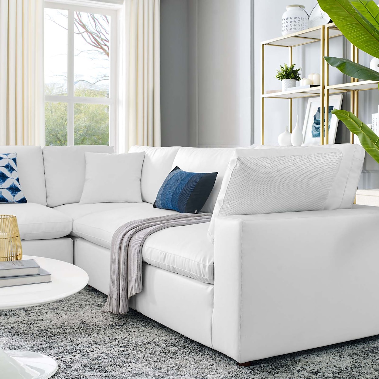 Modway Commix 5-Piece Sectional Sofa