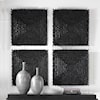 Uttermost Portside Portside Black Wood Wall Panel