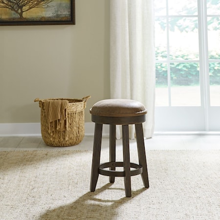 Upholstered Console Stool