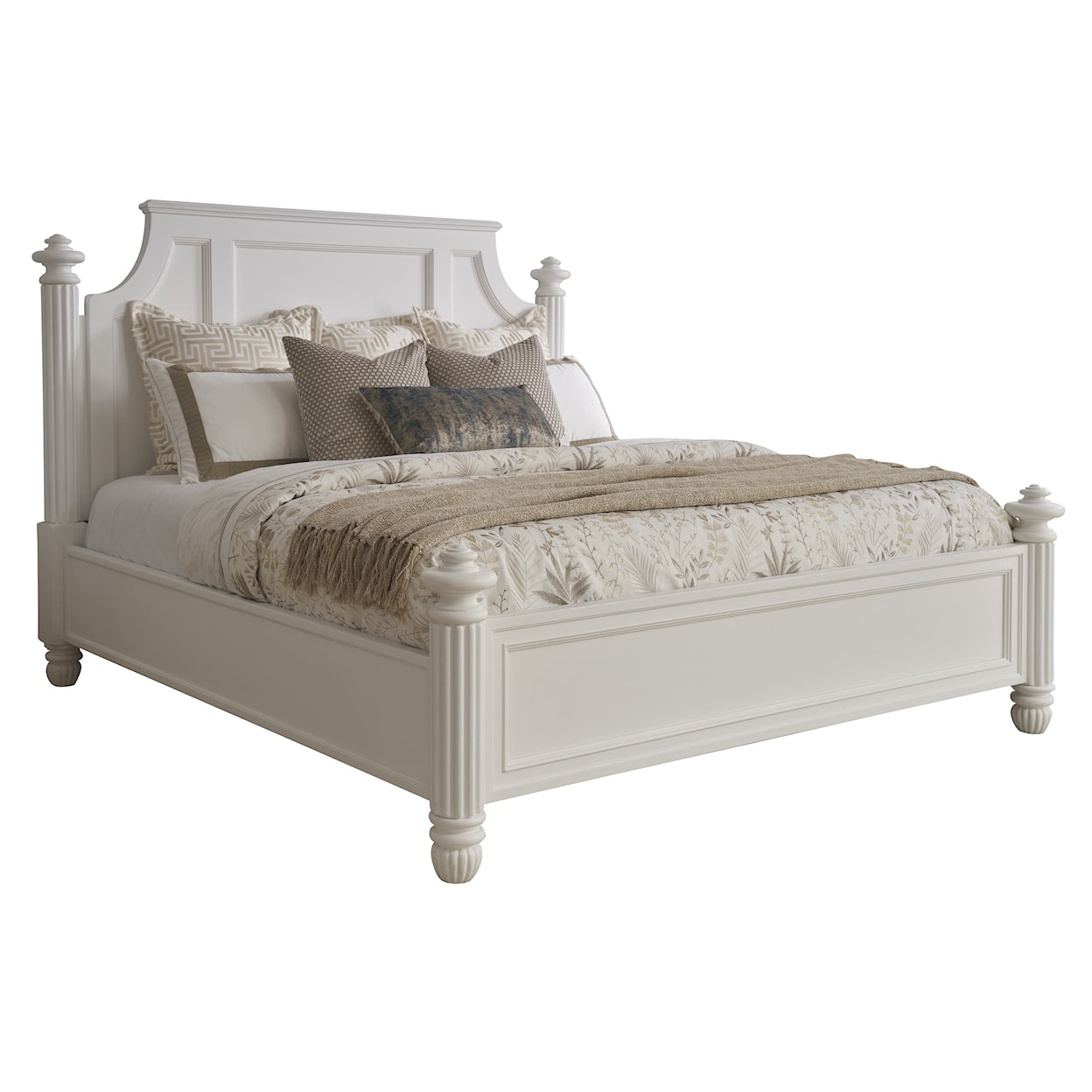 Barclay Butera Villa Blanca Santorini Panel Bed 6/6 King