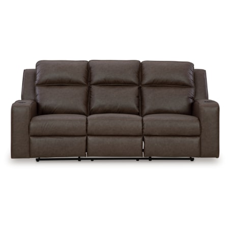 Rec Sofa W/ Drop Down Table