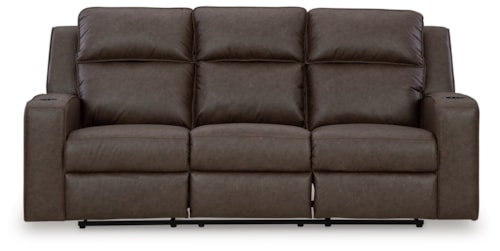 Reclining Sofa With Drop Down Table