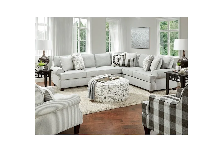 39 DIZZY IRON Living Room Group by Fusion Furniture at Z & R Furniture