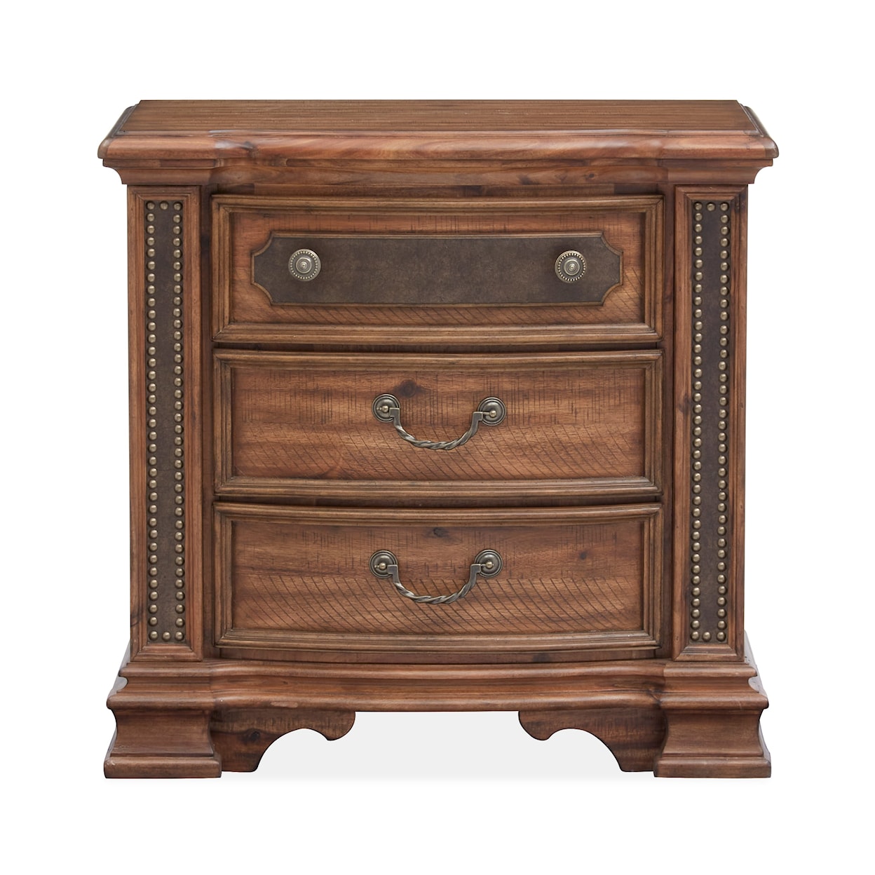 Magnussen Home Lariat Bedroom 3-Drawer Nightstand 