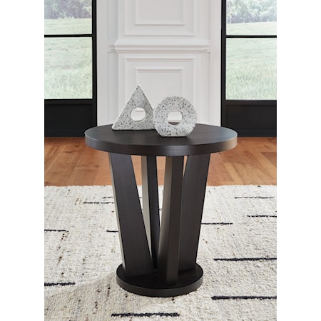 Round End Table