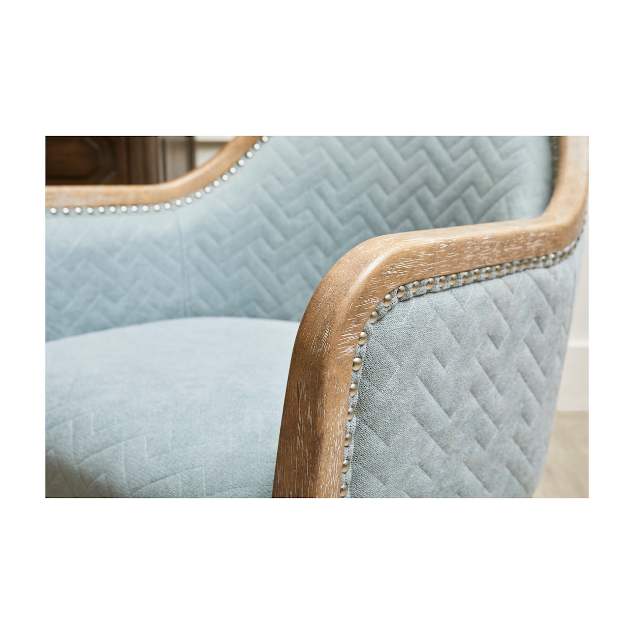 Accentrics Home Accent Seating Wood Frame Accent Chair