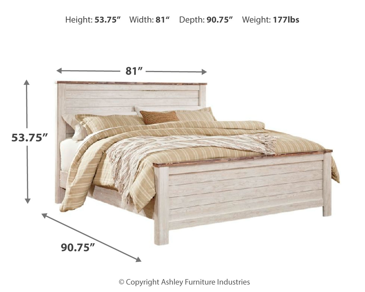 Signature Design by Ashley Willowton King Bedroom Set