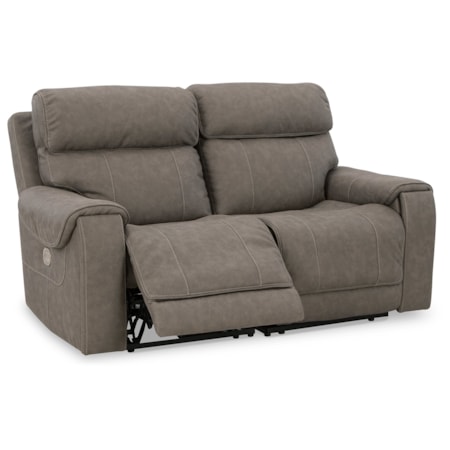 2-Piece Power Reclining Sectional Loveseat