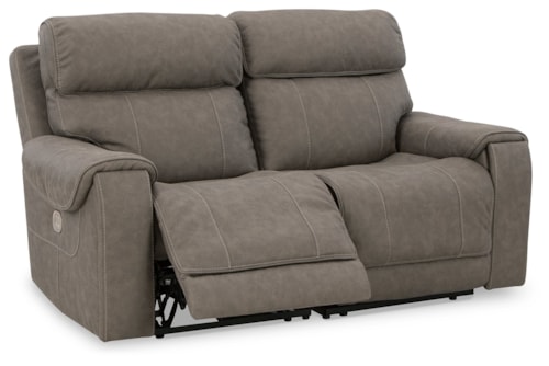 2-Piece Power Reclining Sectional Loveseat