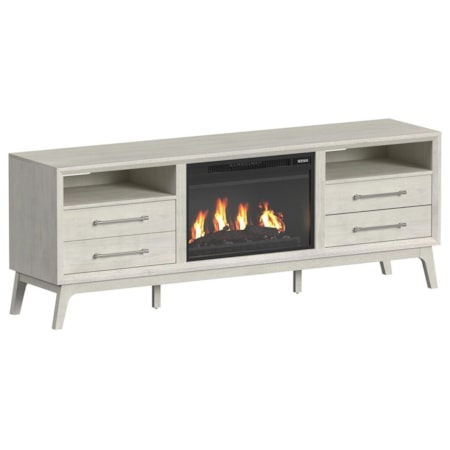 71" Fireplace TV Console