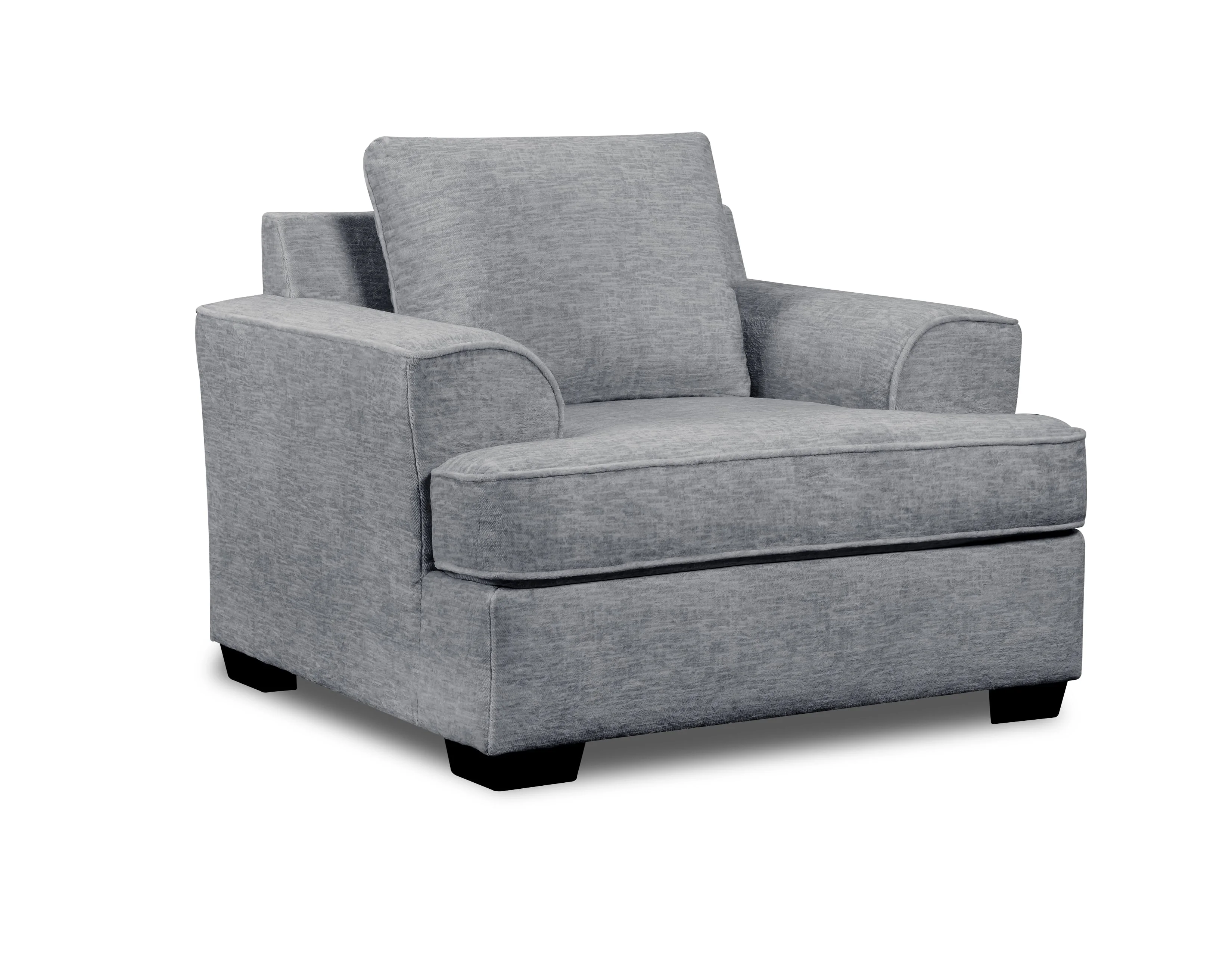 Behold Home BH2580 Ritzy 2580-01 Ritzy Casual Gray Accent Chair with ...