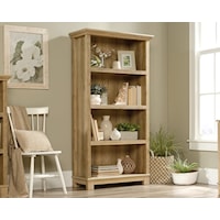 Farmhouse Garden Villa Tall 4-Shelf Bookcase