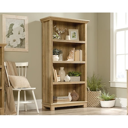 Farmhouse Garden Villa Tall 4-Shelf Bookcase