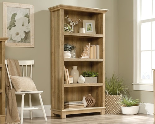 Farmhouse Garden Villa Tall 4-Shelf Bookcase