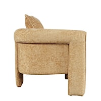 Adley Contemporary Upholstered Accent Chair - Amber