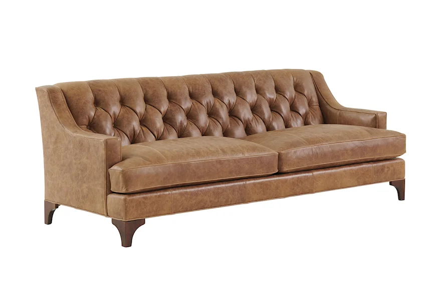 Silverado Sonoma Leather Sofa by Lexington at Z & R Furniture