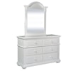 Liberty Furniture Summer House 6-Drawer Dresser & Mirror