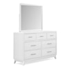 New Classic Furniture Skylar Dresser & Mirror Set