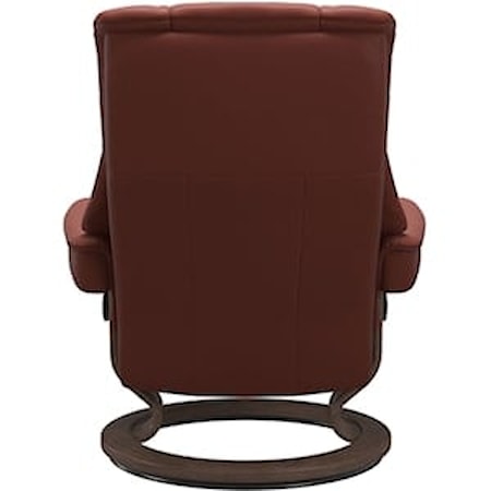 Small Reclining Chair with Classic Base