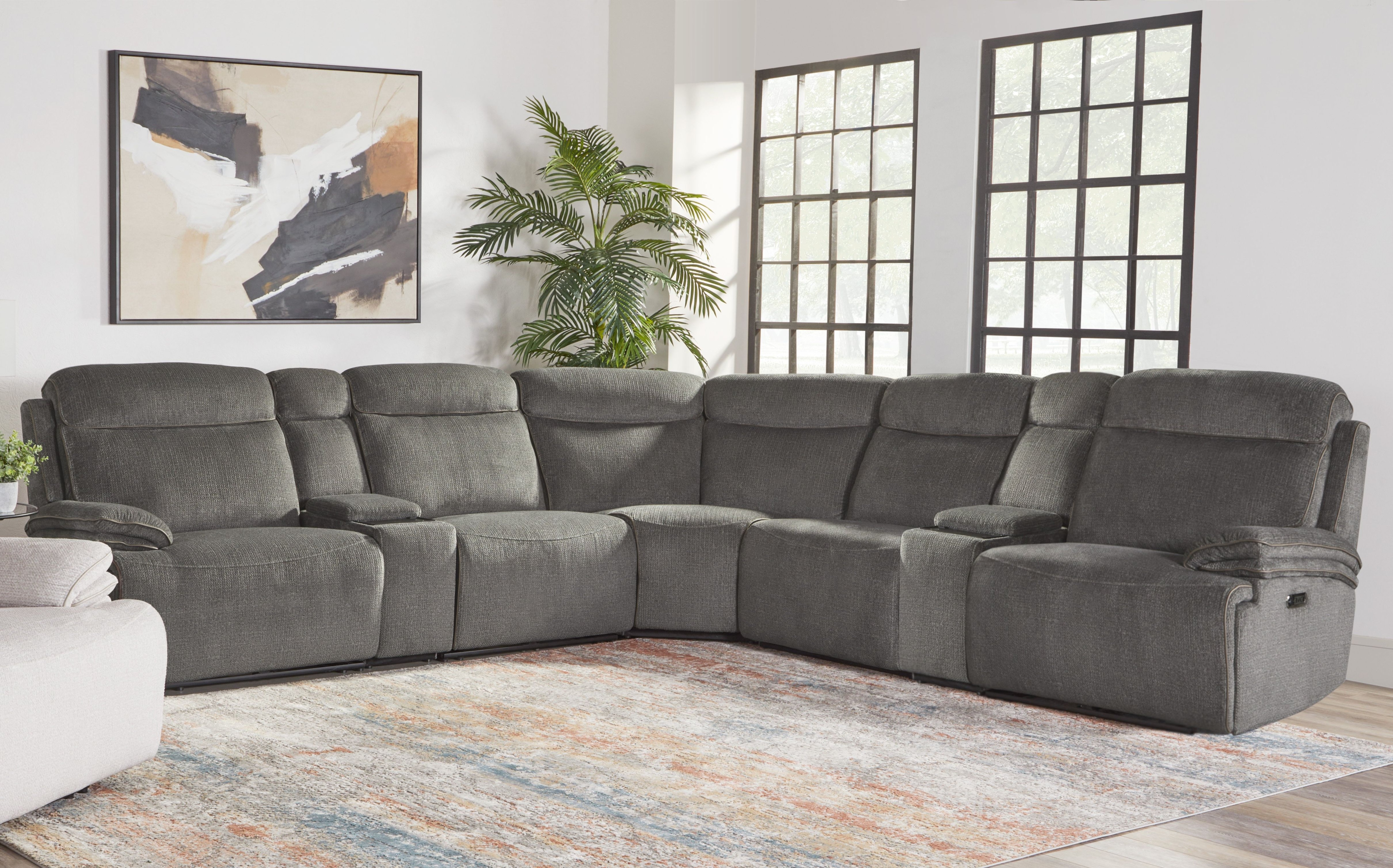 Parker Living Alpine 7-Piece Power Reclining Sectional Sofa