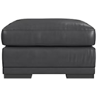 Clemmons Transitional Ottoman