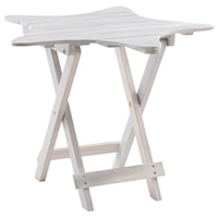 Coastal Folding Table with Star Design