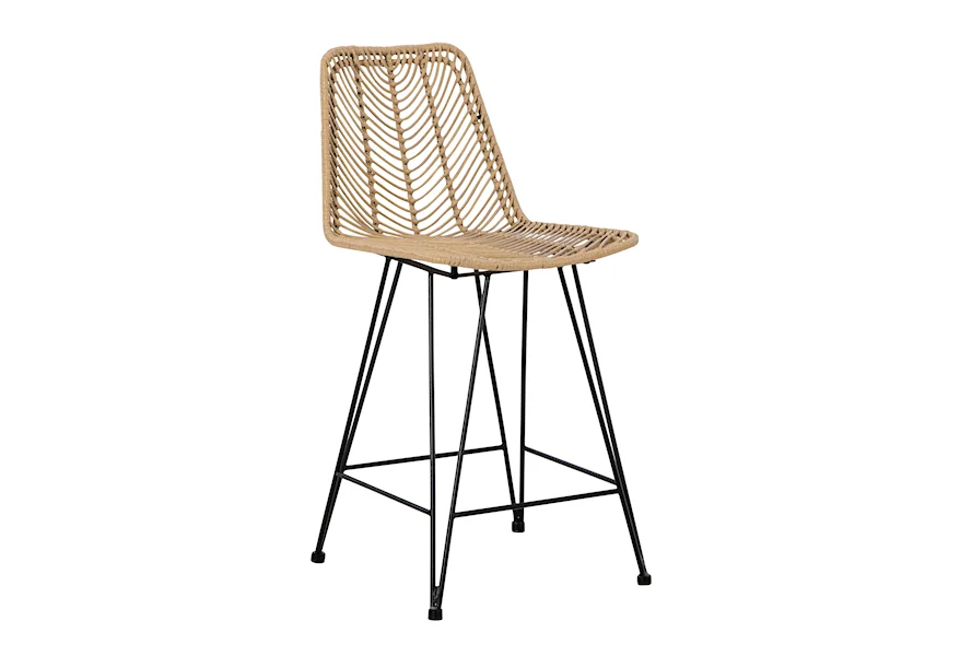 Angentree Counter Height Bar Stool by Signature Design by Ashley at VanDrie Home Furnishings