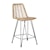 Ashley Furniture Signature Design Angentree Natural Handwoven Counter Height Bar Stool
