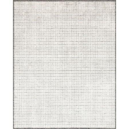 2&apos;6&quot; x 9&apos;9&quot; Ivory / Black Rug