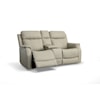 Flexsteel Easton Power Reclining Console Loveseat