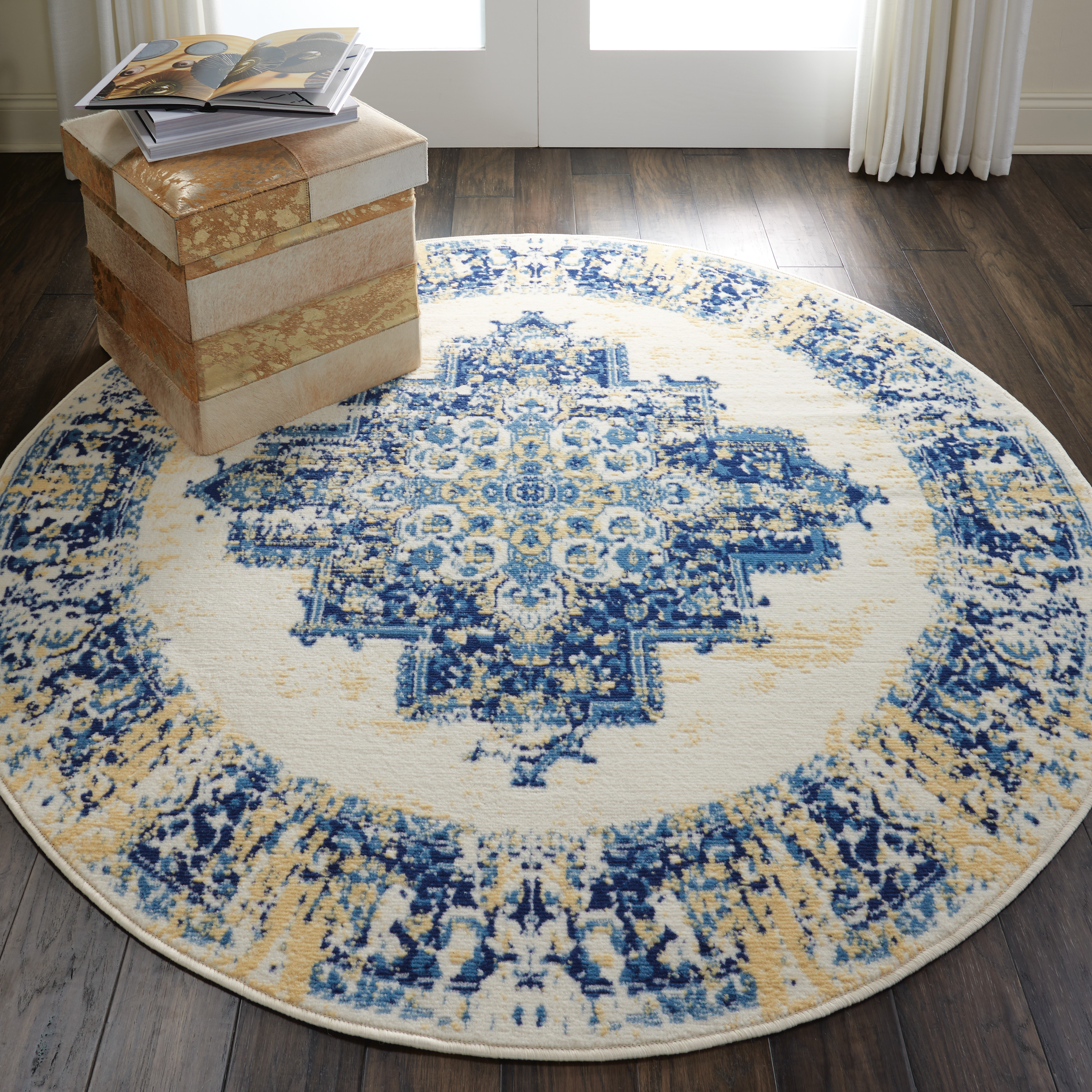 5'3" Round  Rug