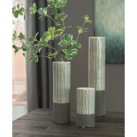 Elwood Gray Vase Set