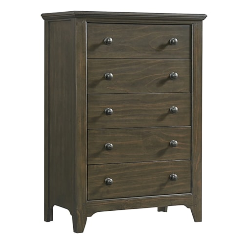 Farmhouse 5-Drawer Bedroom Chest