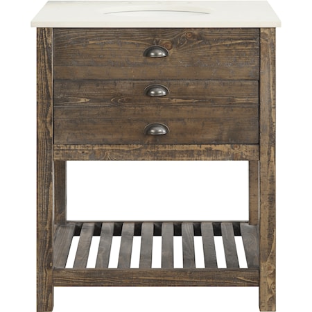 1-Drawer Single Vanity Sink