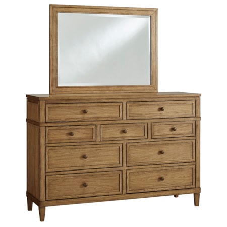 Dresser And Mirror