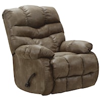 Casual Chaise Rocker Recliner