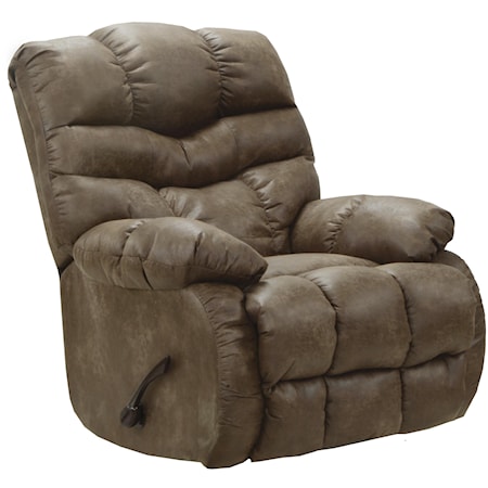 Casual Chaise Rocker Recliner