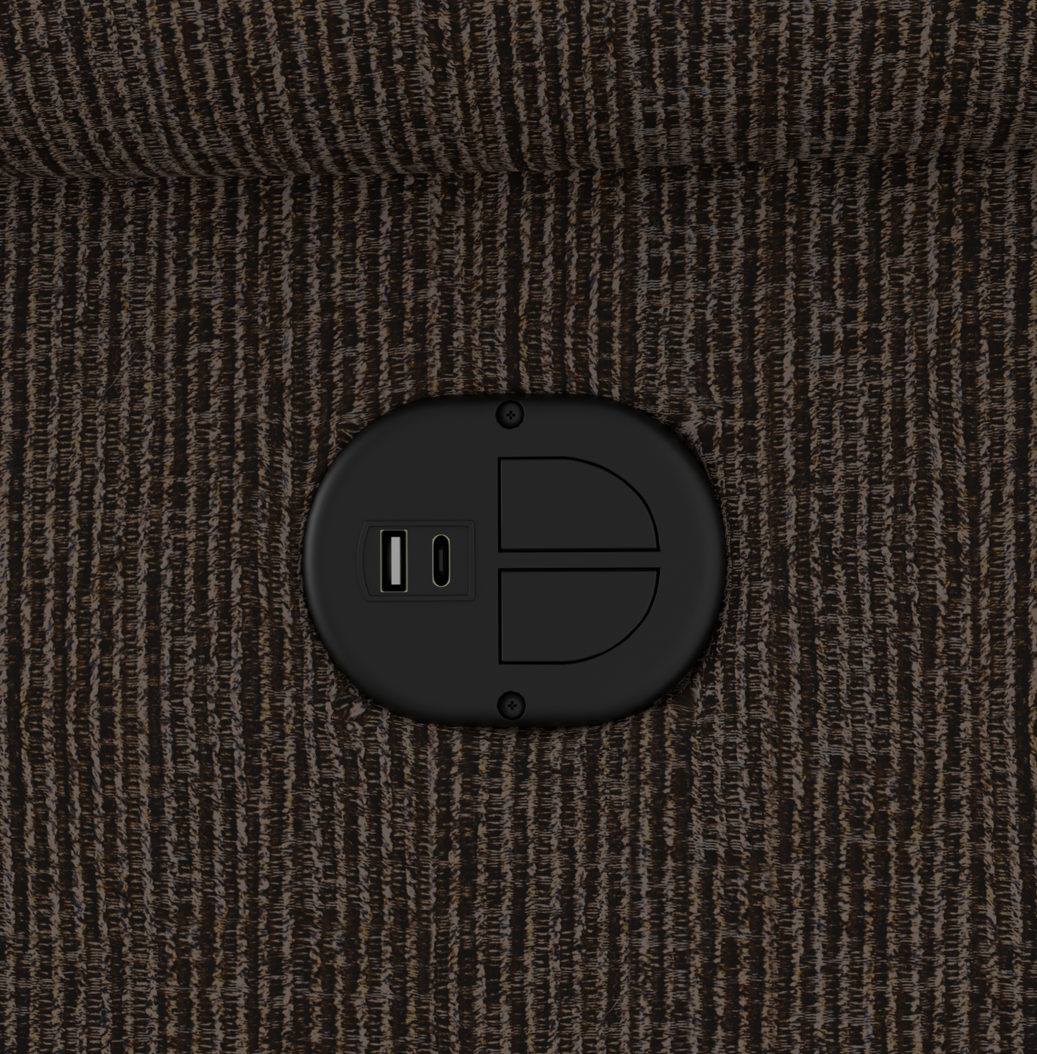 Catnapper Lenny Lay Flat Power Reclining Console Loveseat