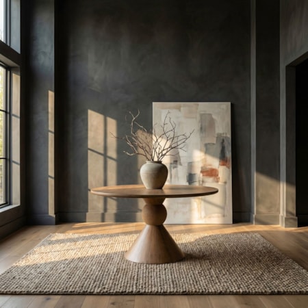 54" Round Pedestal Dining Table