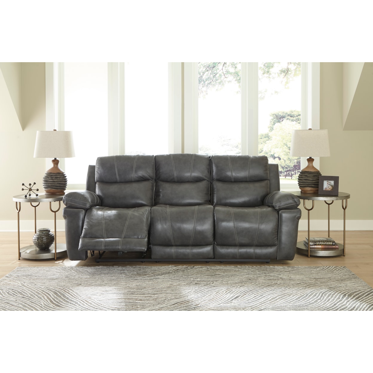 Signature Design by Ashley Edmar Power Reclining Sofa